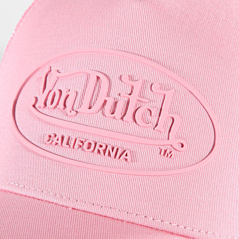 Von Dutch - Casquette Trucker Logo 03 Rose