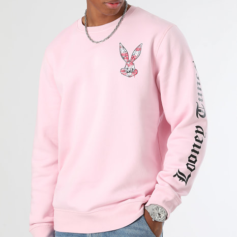 Looney Tunes - Sweat Crewneck Bugs Bunny Pink Minimal Rose