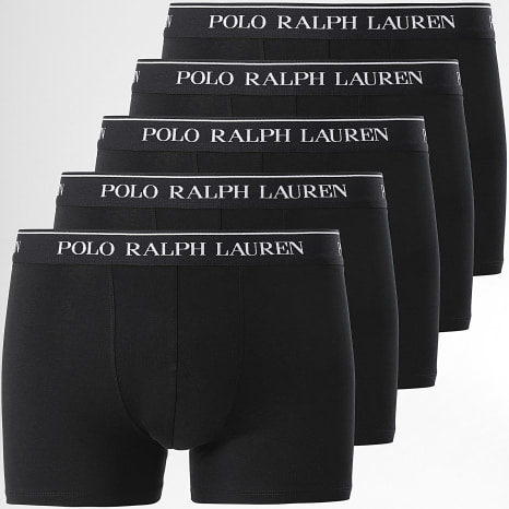 Polo Ralph Lauren - Lot De 5 Boxers Noir