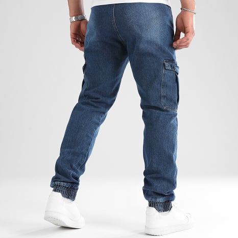 LBO - Pantalone Cargo Jean Relaxed Fit 3397 Medium Denim
