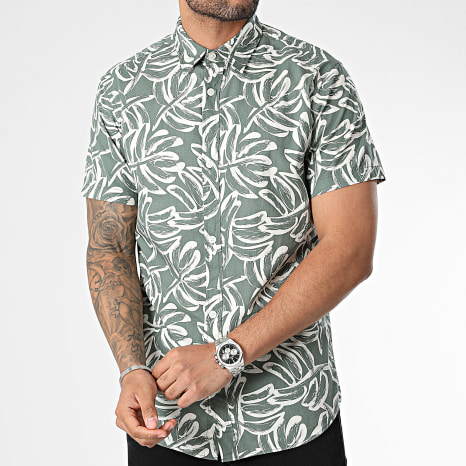 Jack And Jones - Chemise Manches Courtes Lafayette Vert