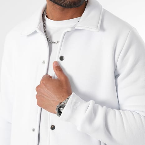 LBO - Veste Molleton 3400 Blanc