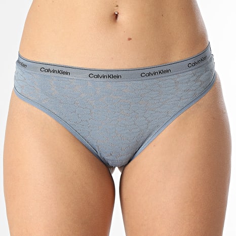 Calvin Klein - Culotte Femme Brazilian QD5233E Gris