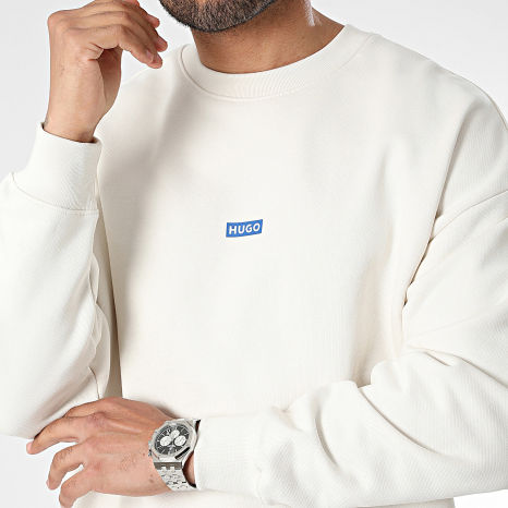 Hugo Blue - Sweat Crewneck Naviu 50510732 Beige