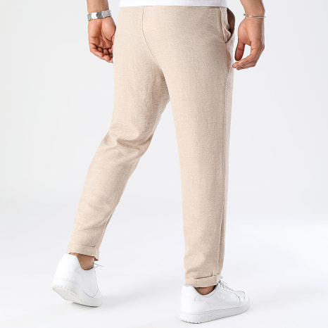 LBO - Pantaloni Effetto Lino 1180 Beige
