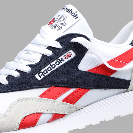 Reebok - Zapatillas Classic Nylon 100209146 Blanco Vector Navy Prince Rojo