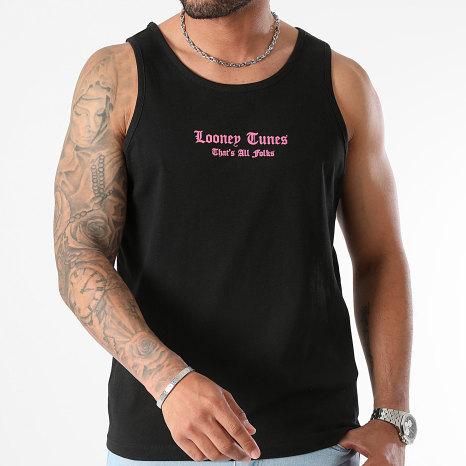 Looney Tunes - Camiseta de tirantes Angry Bugs Bunny Back Negro