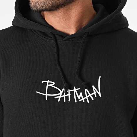 Batman - Felpa con cappuccio Batman Graffiti Nero