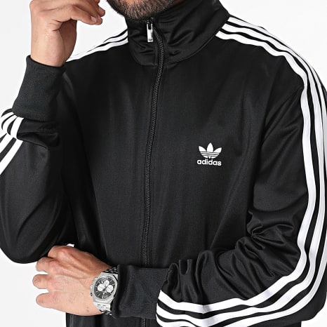 Adidas Originals - Veste Zippée A Bandes Firebird IJ7058 Noir