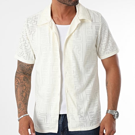 Classic Series - Chemise Manches Courtes Ecru