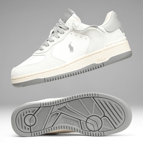 Polo Ralph Lauren - Zapatillas Masters Court Blanco Gris