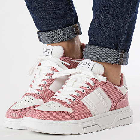 Tommy Jeans - Baskets Femme The Brooklyn Mix Media 2577 Chalky Pink