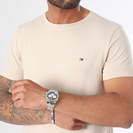 Tommy Hilfiger - Tee Shirt Slim Stretch 0800 Beige