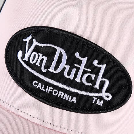 Von Dutch - Casquette Trucker Cas1 Rose Noir