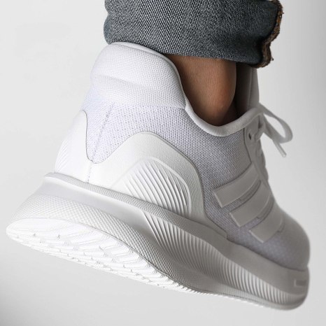 Adidas Sportswear - Sapatilhas Runner 3 Stripes Branco Branco