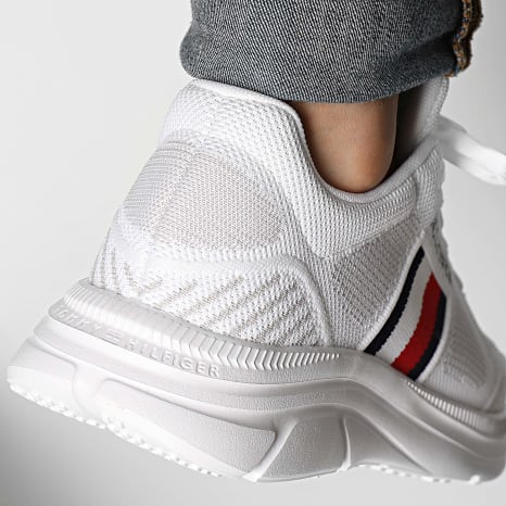 Tommy Hilfiger - Baskets Modern Runner Knit Evo 5245 White