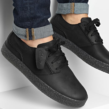 Clarks - Streethill Lace Black Leather shoes - Ryses