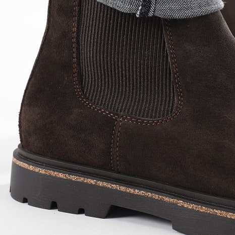 BIRKENSTOCK - Chelsea Boots Highwood Slip On Mid 1025726 Mocca