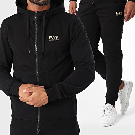 EA7 Emporio Armani - Ensemble De Survetement 8NPV63-PJVRZ Noir Doré
