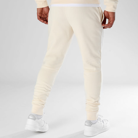 Lacoste - Cocodrilo Logotipo Bordado Pantalones Jogging Slim Fit Beige