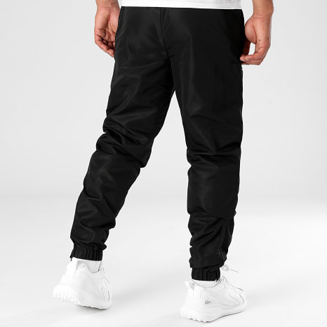 Lacoste - Diamond Joggingbroek met Krokodillenlogo Zwart