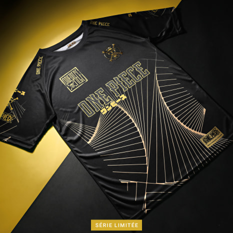 One Piece - Collector Jersey One Piece Mugiwara Back Black Gold