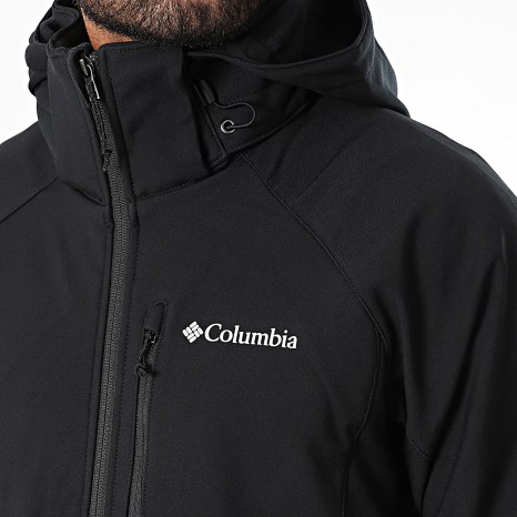 Columbia - Veste Zippée Capuche Cascade Ridge III Softshell 2090412 Noir