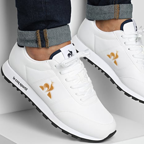 Le Coq Sportif - Zapatillas Racerone 2 2423242 Blanco Óptico Dorado