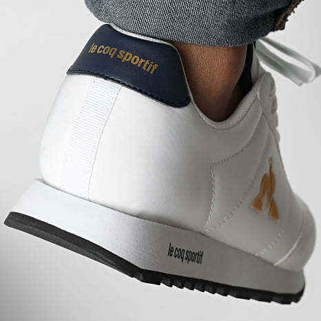 Le Coq Sportif - Zapatillas Racerone 2 2423242 Blanco Óptico Dorado