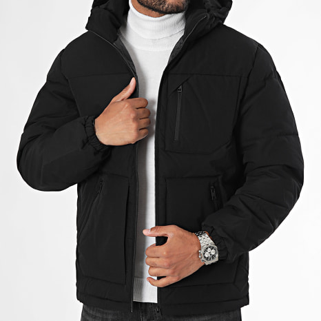 Jack And Jones - Plumífero con Capucha Otto Negro