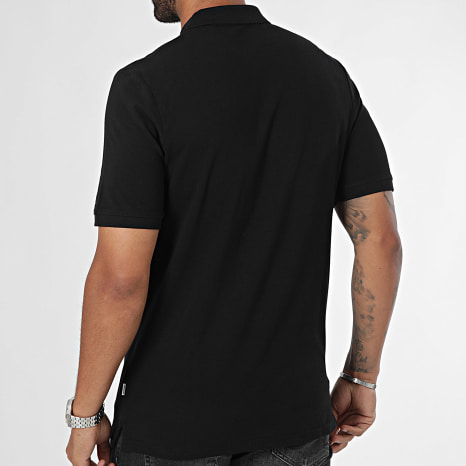 Jack And Jones - Polo Manches Courtes Basic Noir