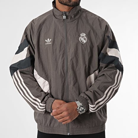 Adidas Originals - Real Madrid Zipped Jacket JI9479 Charcoal Grey