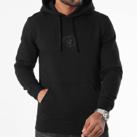 Sale Môme Paris - Sudadera con capucha Dripping Graffiti Teddy Negra