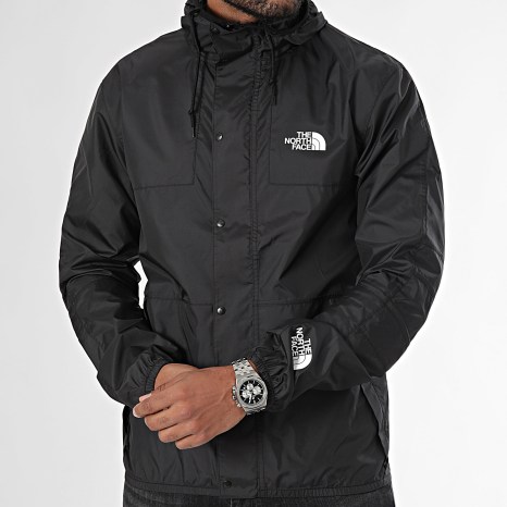 The North Face - Mountain A5IG3 Cortaviento con capucha Negro
