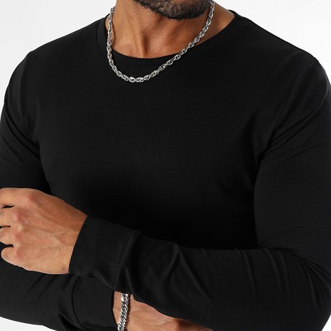 LBO - Camiseta de Manga Larga 3532 Negro