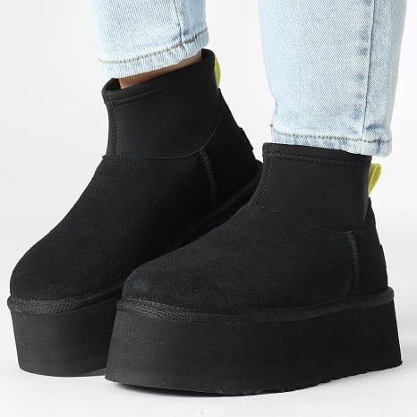 UGG - Botas Mujer W Classic Mini Dipper 1168170 Negro