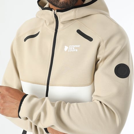 Comme Des Loups - Completo di tuta Keyzer Beige Bianco