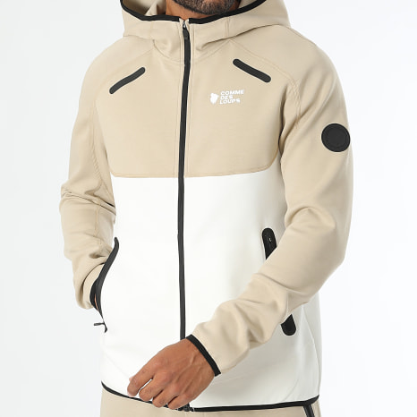 Comme Des Loups - Completo di tuta Keyzer Beige Bianco
