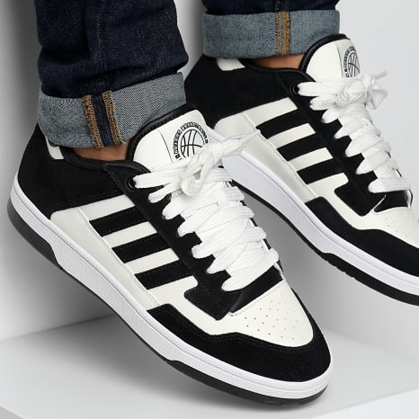 Adidas Performance - Zapatillas Basketball 3 Stripes Negro Blanco