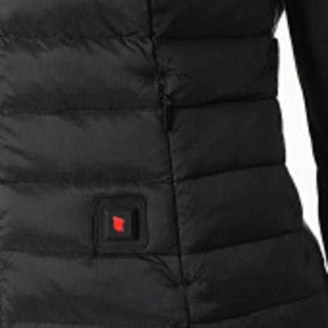 Comme Des Loups - Abrigo sin mangas para mujer Paris Negro
