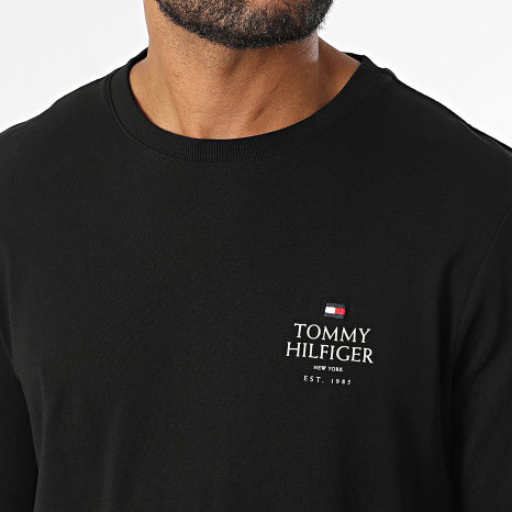 Tommy Hilfiger - Stack 6501 Camiseta de manga larga Negra