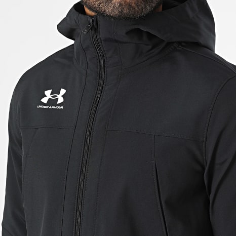 Under Armour - Long Zip Hooded Jacket 1387162 Black - Ryses