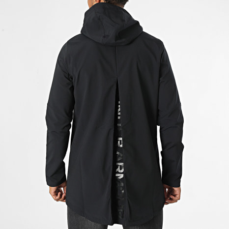 Under Armour - Long Zip Hooded Jacket 1387162 Black - Ryses