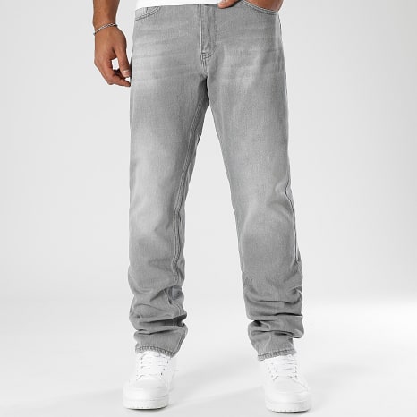 LBO - Pack de 2 Vaqueros Relaxed Straight Fit 2507 2402 Denim Gris Claro Azul Lavado