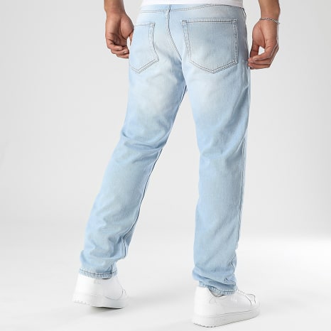 LBO - Pack de 2 Vaqueros Relaxed Straight Fit 2507 2402 Denim Gris Claro Azul Lavado