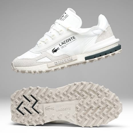 Lacoste - Sneaker Elite Active 223 Bianco Verde Scuro Lacoste - Sneaker Elite Active 223 Bianco Verde Scuro