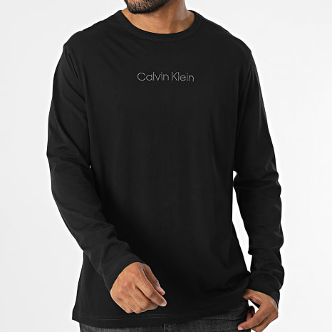 Calvin Klein - T-shirt met lange mouwen NM2771E Zwart