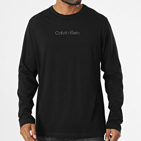 Calvin Klein - T-shirt met lange mouwen NM2771E Zwart