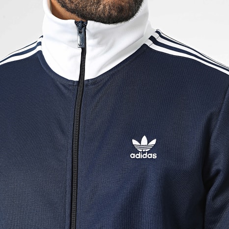Adidas Originals - Classic TT Zip Sweat IP0418 Navy Blue White - Ryses
