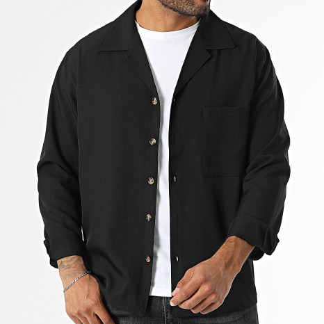 Uniplay - Chemise Manches Longues Noir